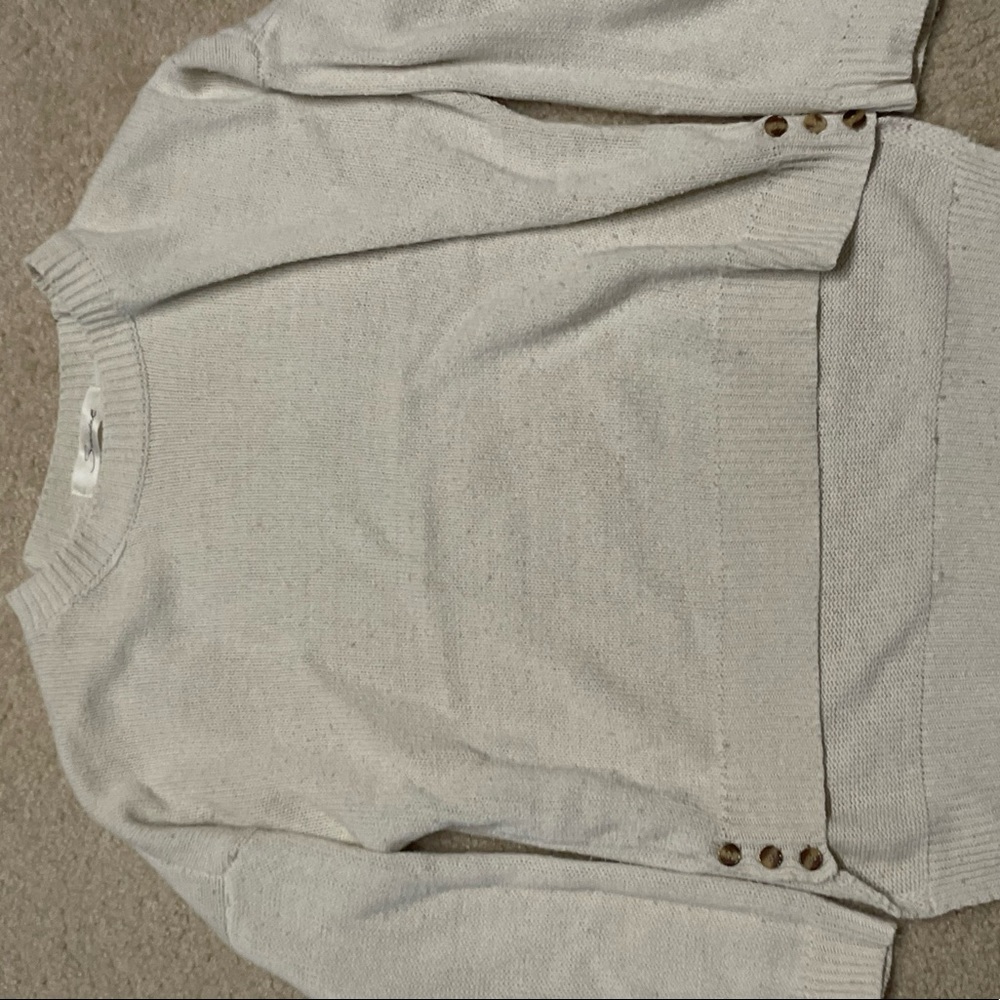 Cream sweater